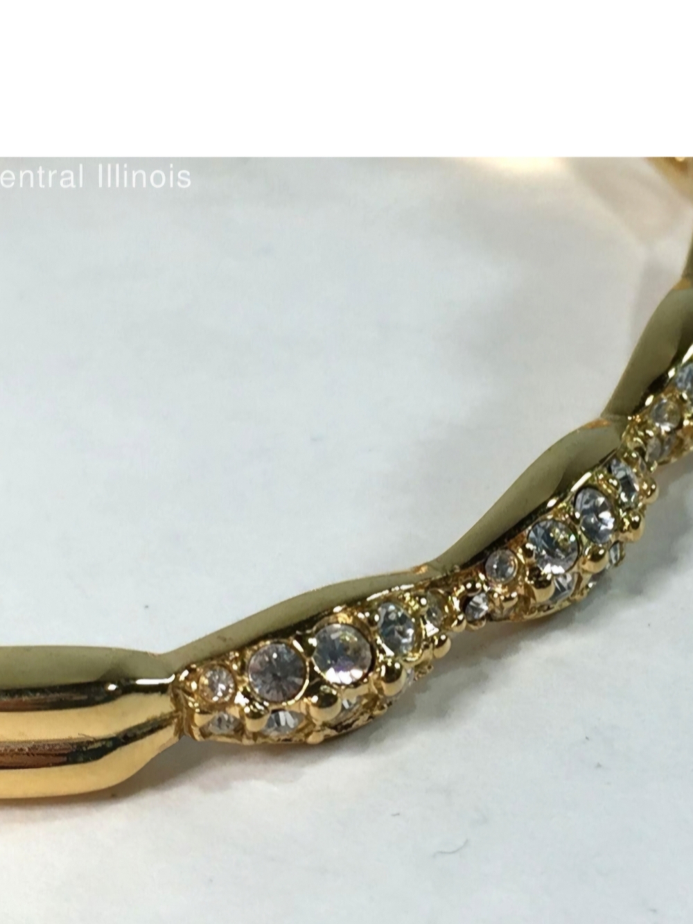 Swarovski Gold-Tone Bracelet with Clear Crystals